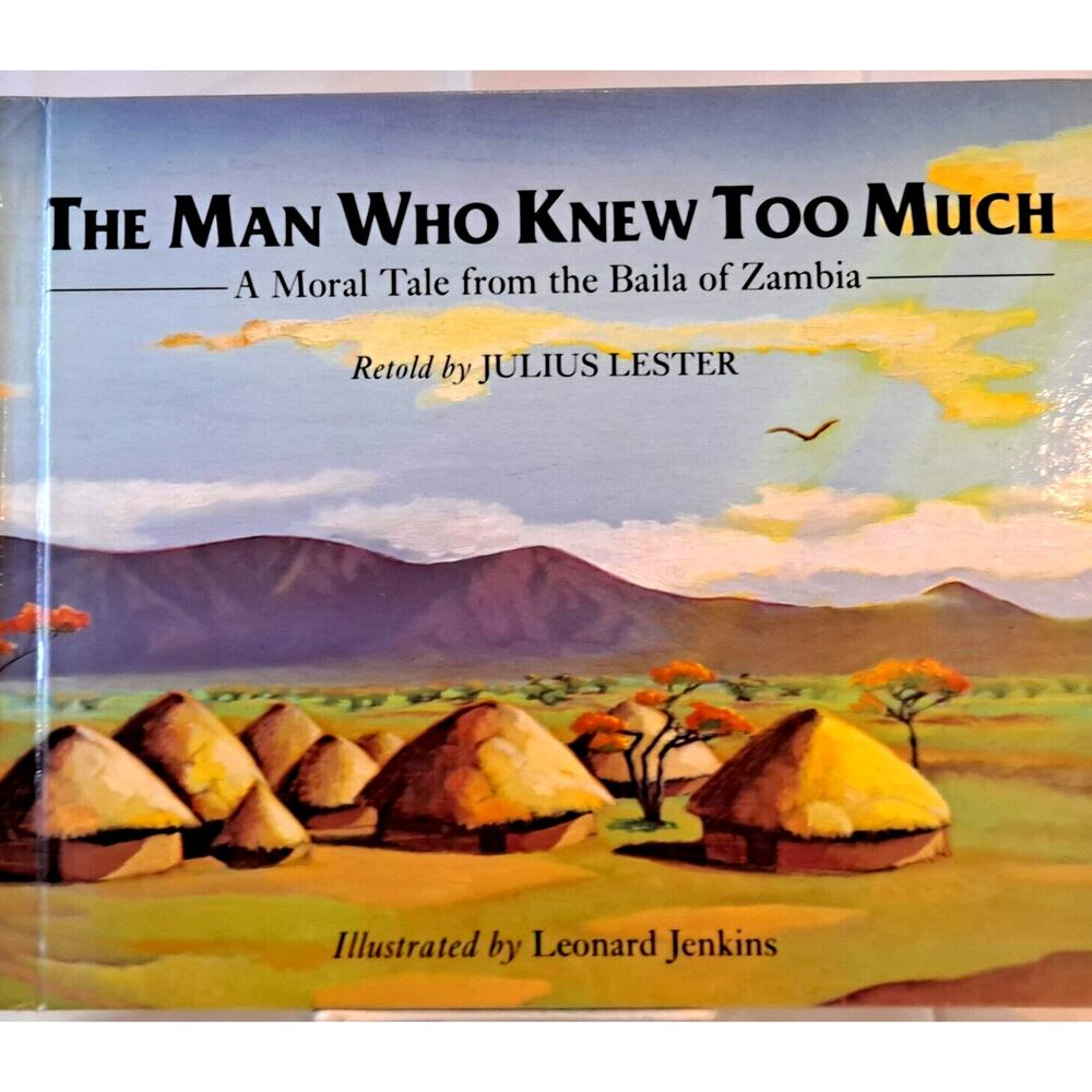 The Man Who Knew Too Much, Retold by Julius Lester (1st Edition Hardcover no DJ)